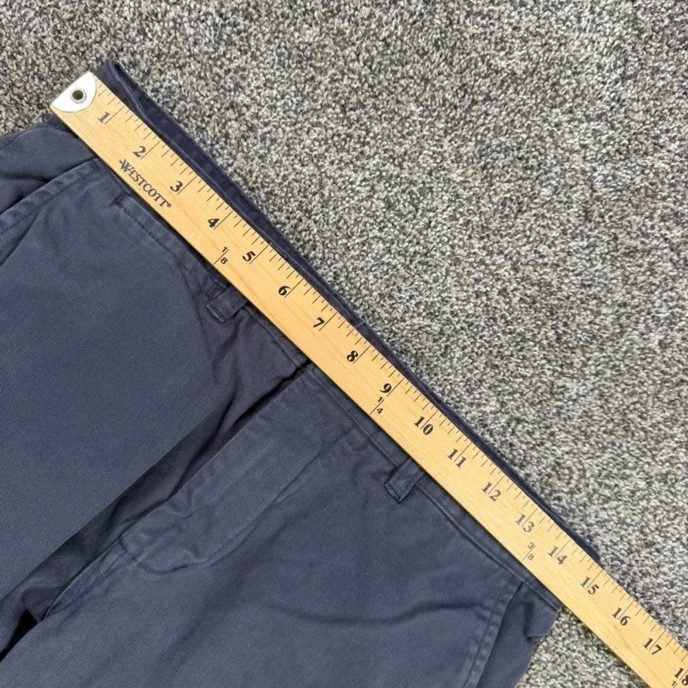 Taylor Stitch The Foundation Pant Mens 30x32 Slim Fit Navy Organic Cotton Chino